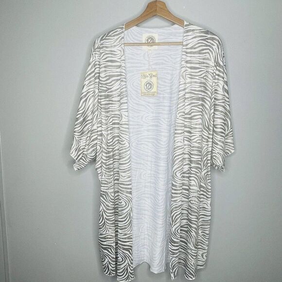 Tees2urdoor women’s Lola cardigan open front short sleeve 2XL/3XL new - Picture 1 of 5